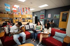 Students in the Latino Community Resource Center